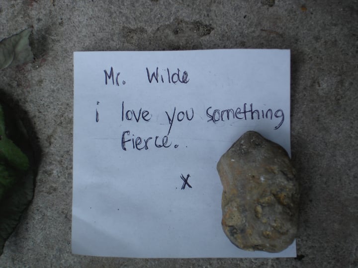 Mr. Wilde, i love you something fierce. x